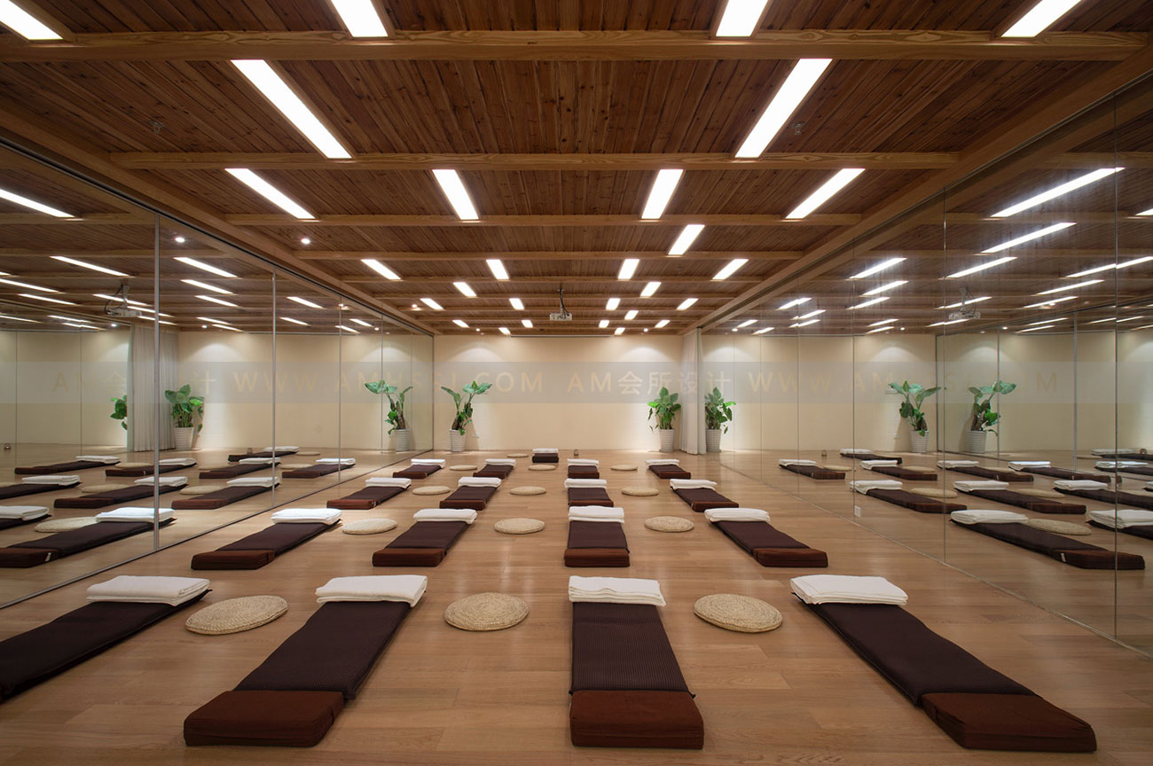AM DESIGN | Design of yoga room in Weifang Fitness Club
