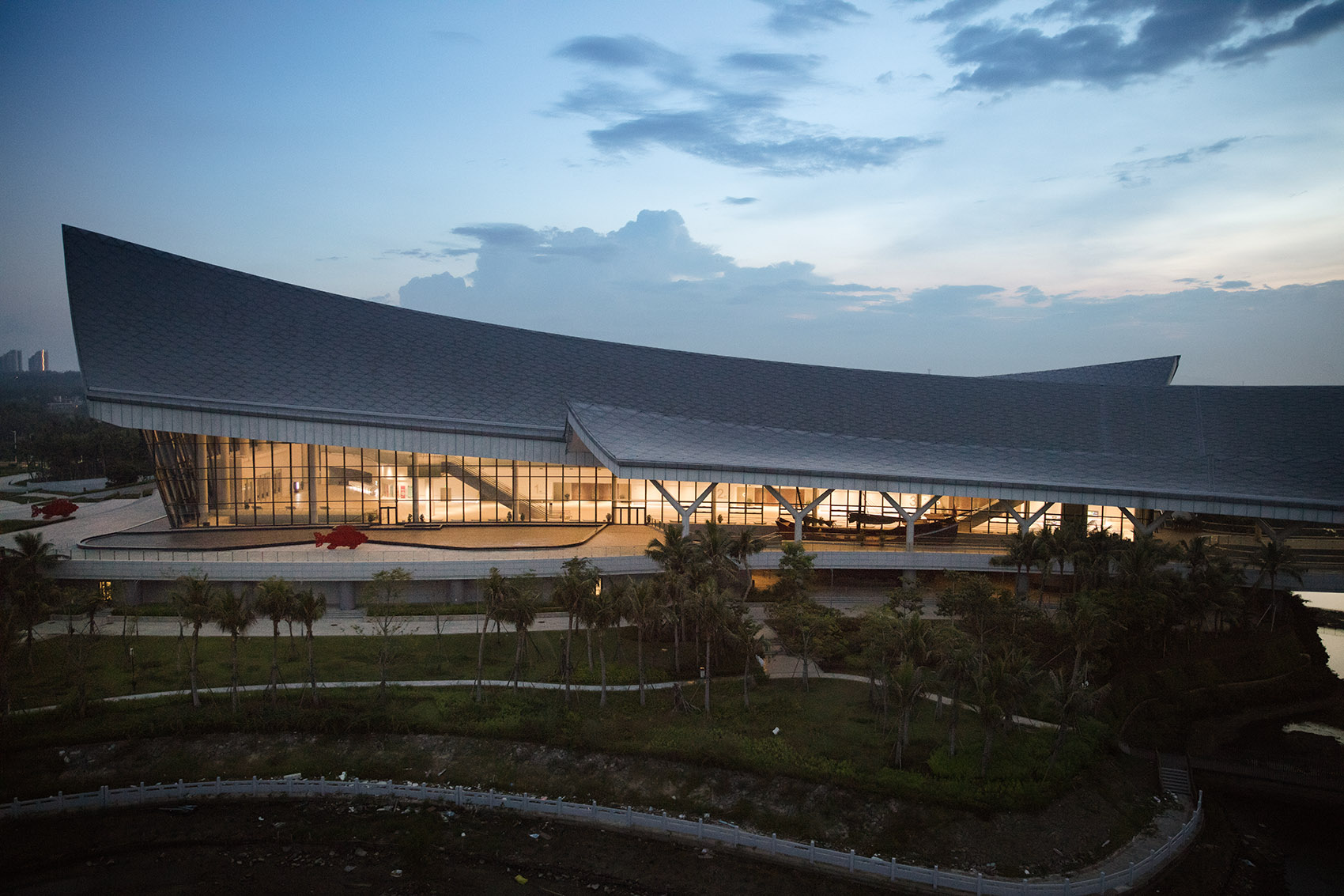 Architectural exterior design of Nanhai Museum