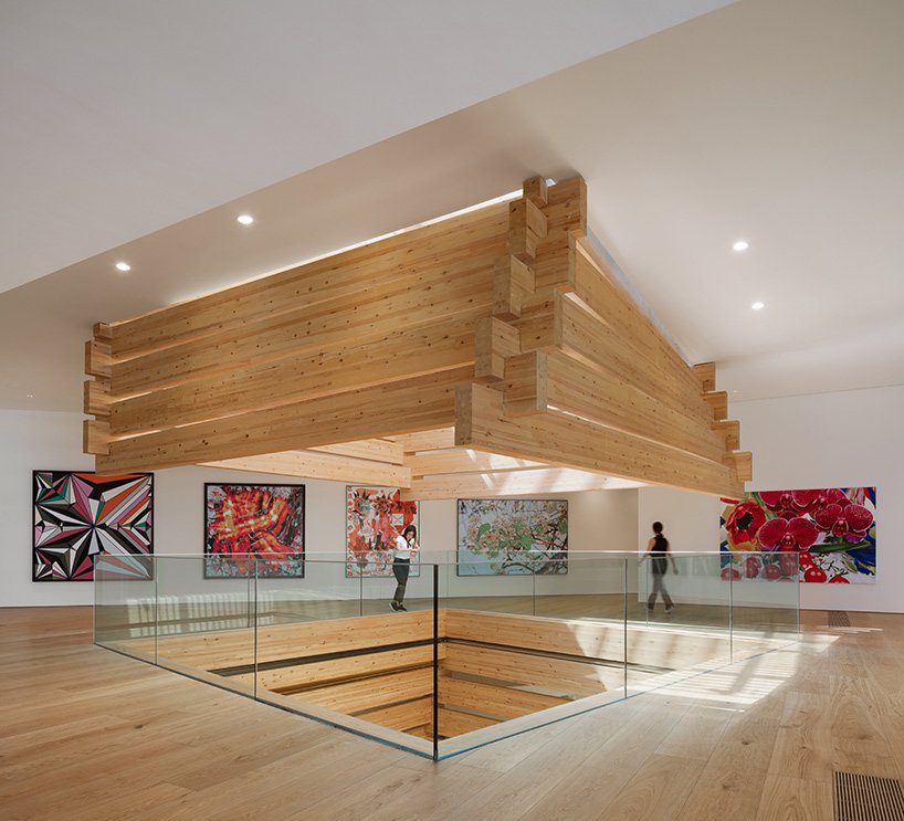 The corridor design of the exhibition hall of the Museum of Modern Art