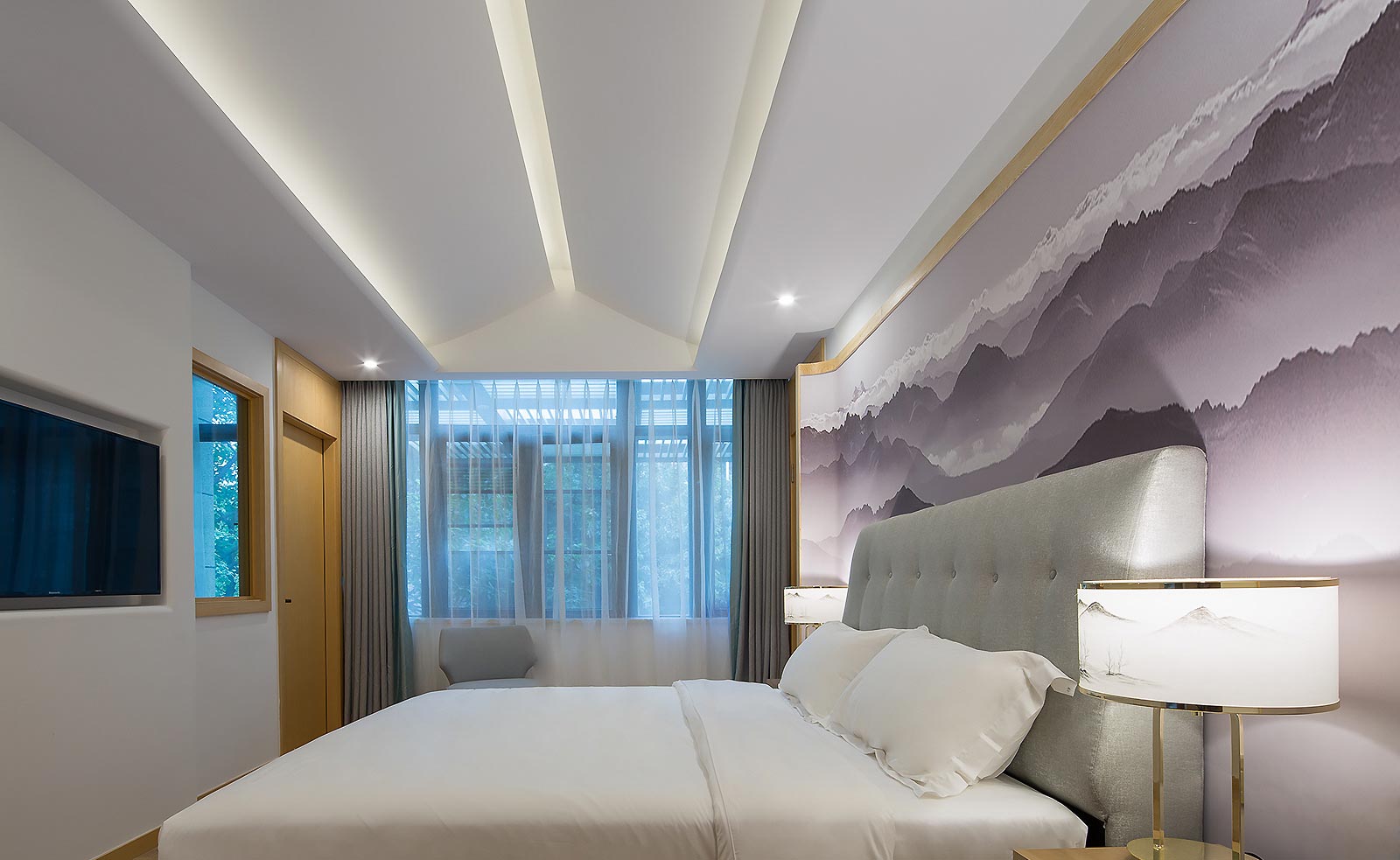 Bedroom design of MeifuYue Yuezi Center