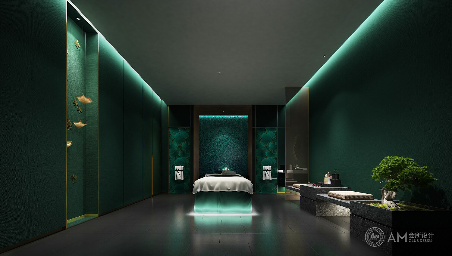 Spa room design of hanyue Palace