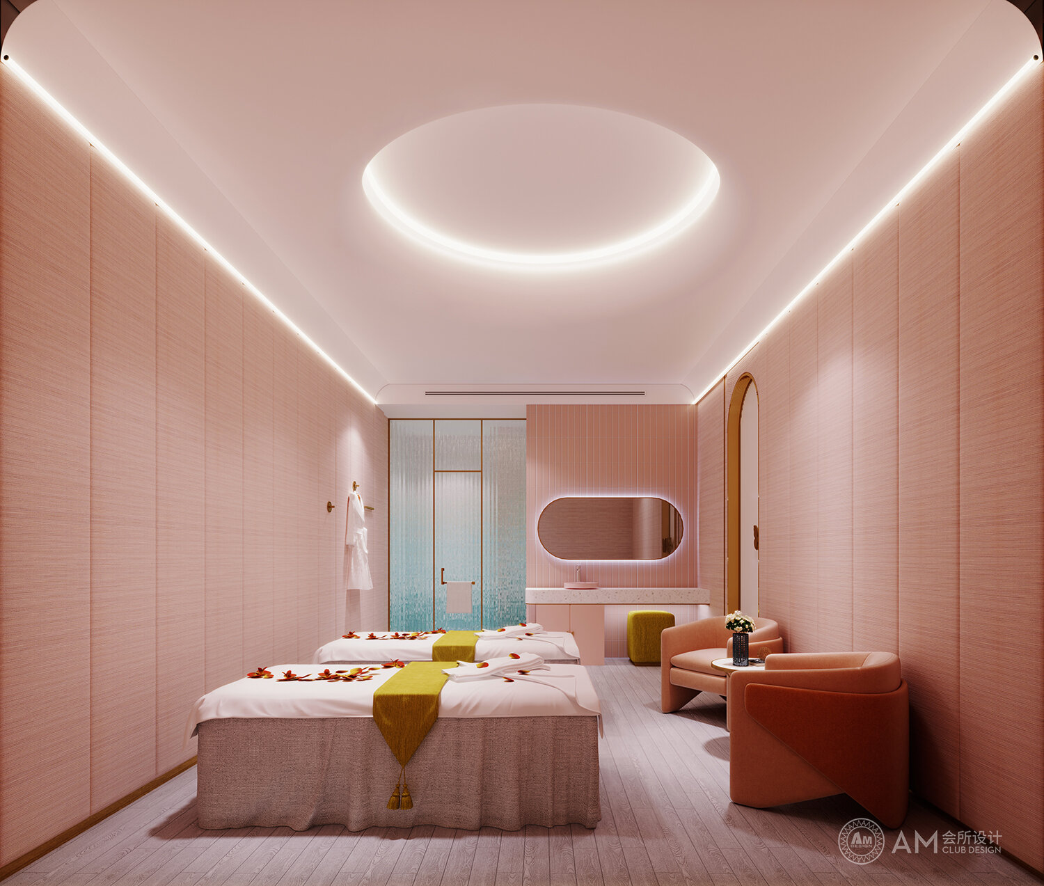 Design of spa room in am| andison beauty salon