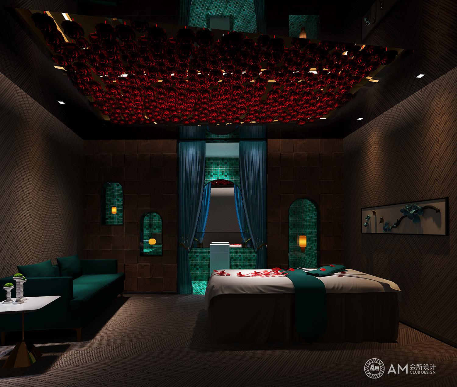 AM DESIGN | Spa room design of men's spa club in Suzhou