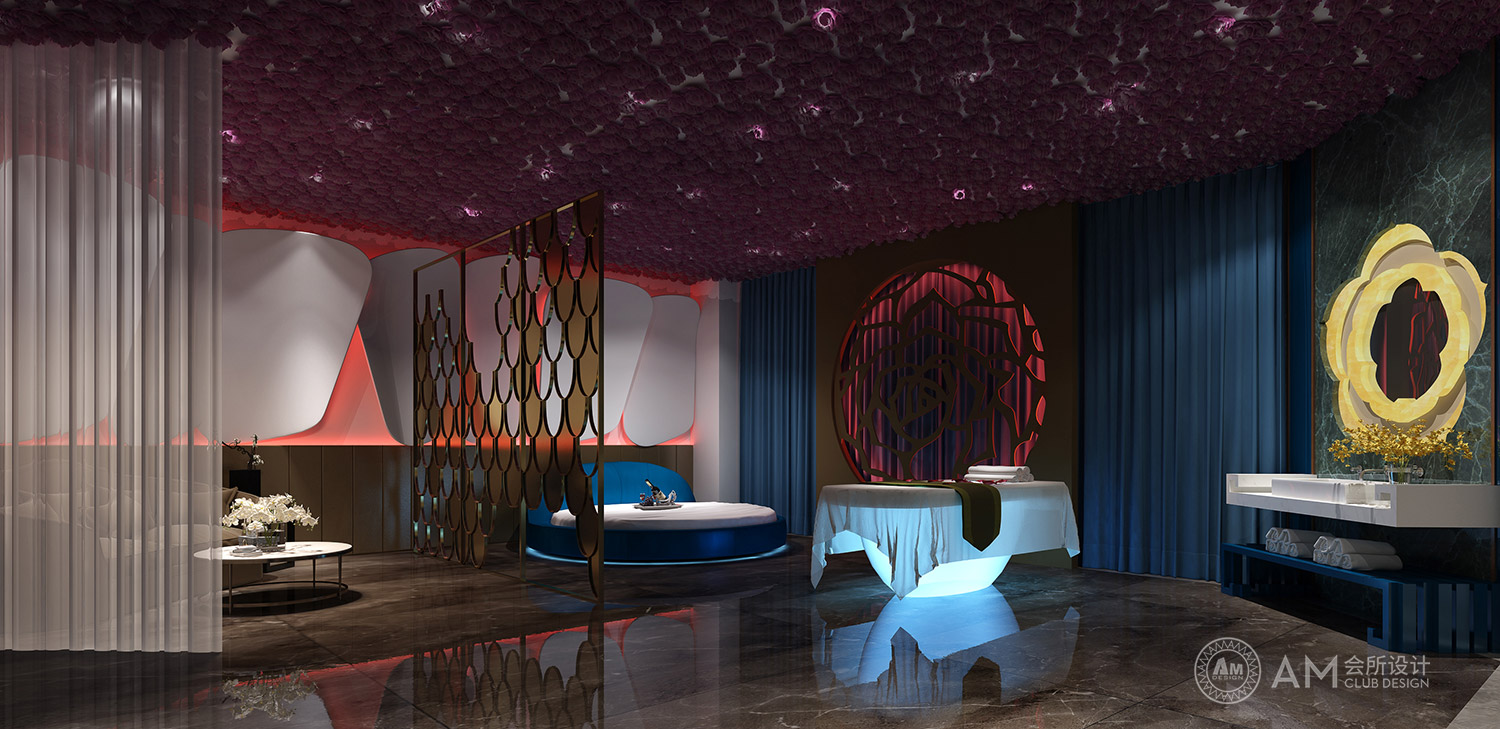 AM DESIGN | Spa room design of ziyihui top club