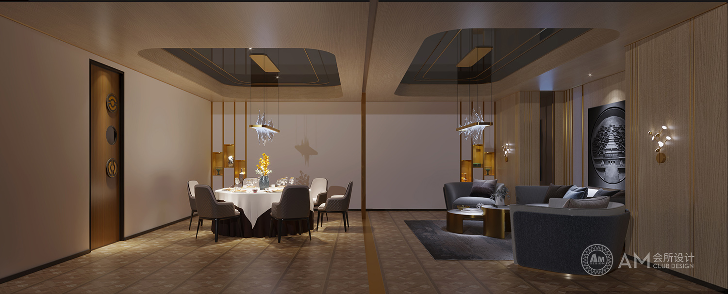 AM DESIGN | Private room design of lishiyuan Spa Club Restaurant