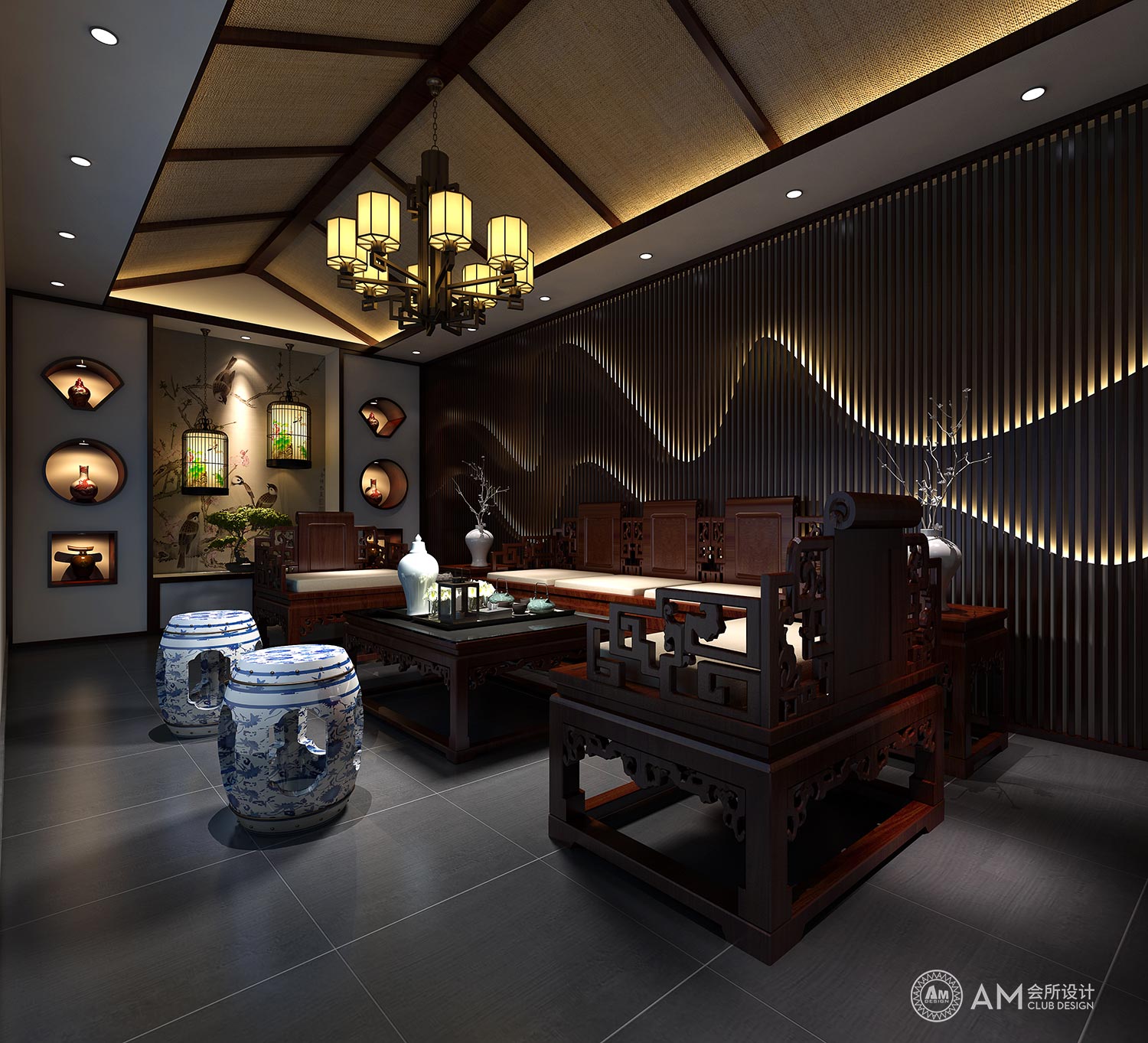 AM DESIGN | Design of qilinhui Top Spa Club rest area