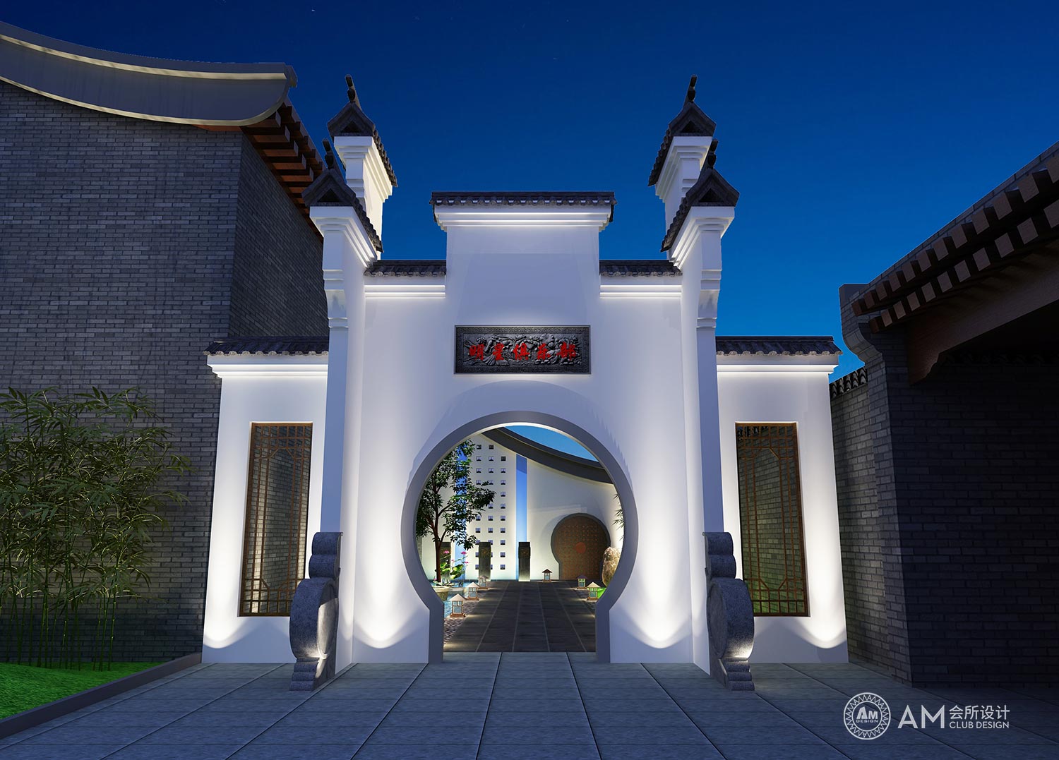 AM DESIGN | The landscape design of the top spa club in Qilin Hui