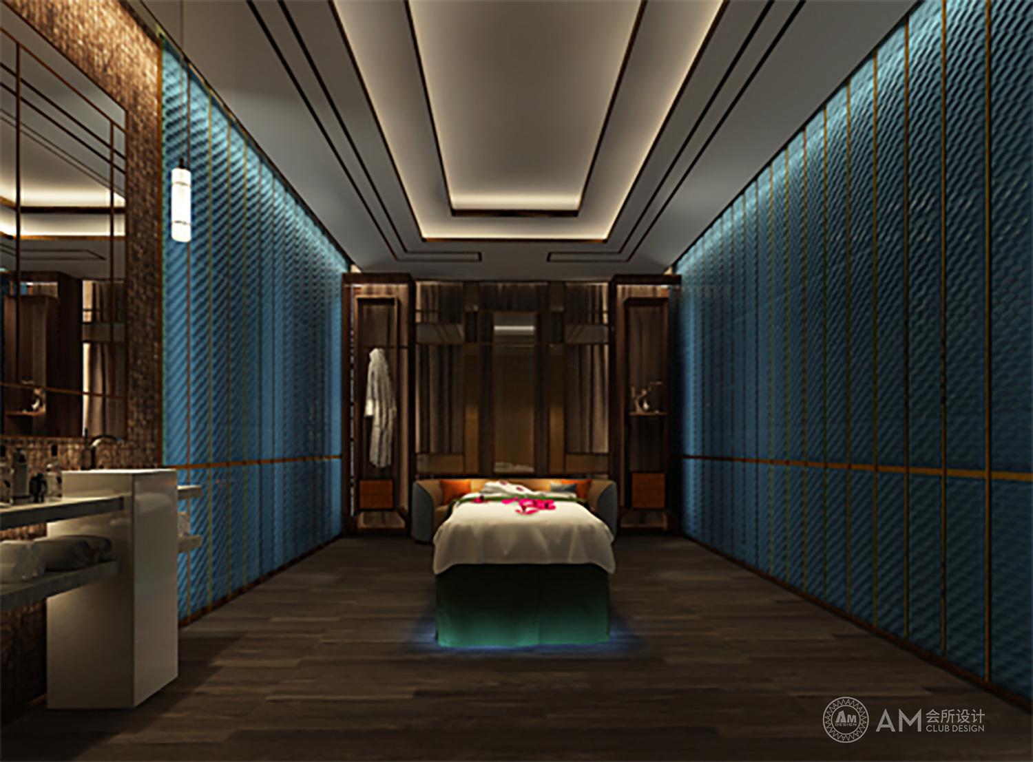 AM DESIGN | Spa room design of Jiugongge Spa Club