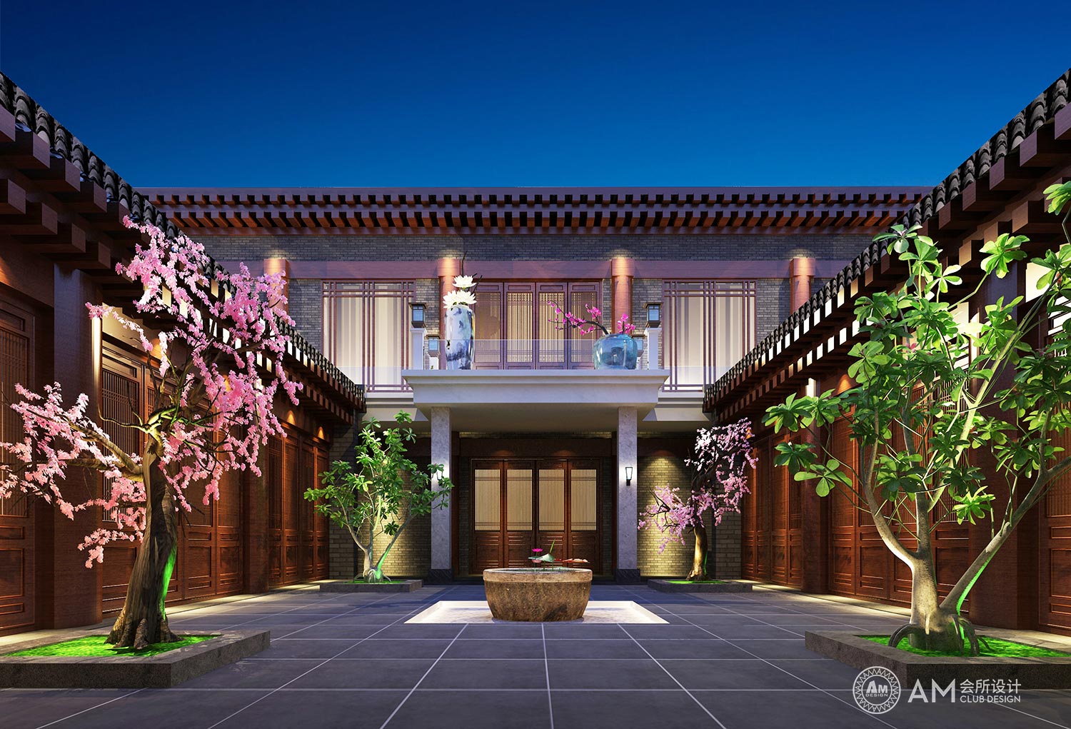 AM DESIGN | The landscape design of the top spa club in Qilin Hui