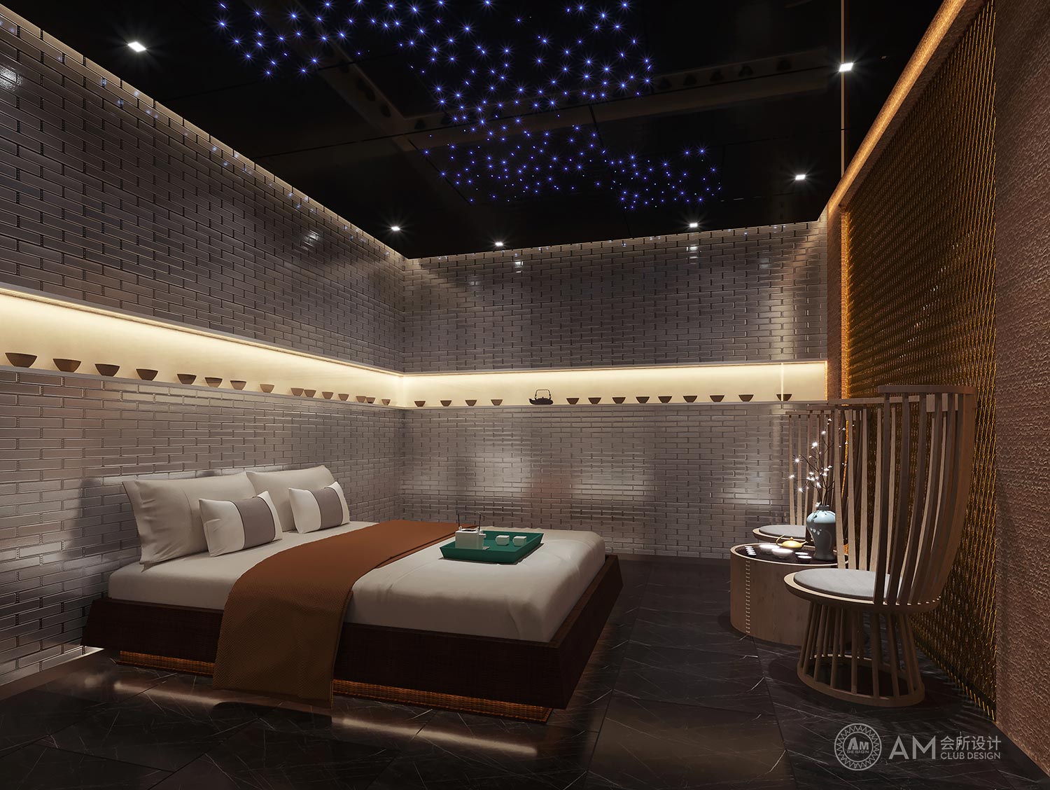 AM DESIGN | Spa room design of Top Spa Club in Joy City