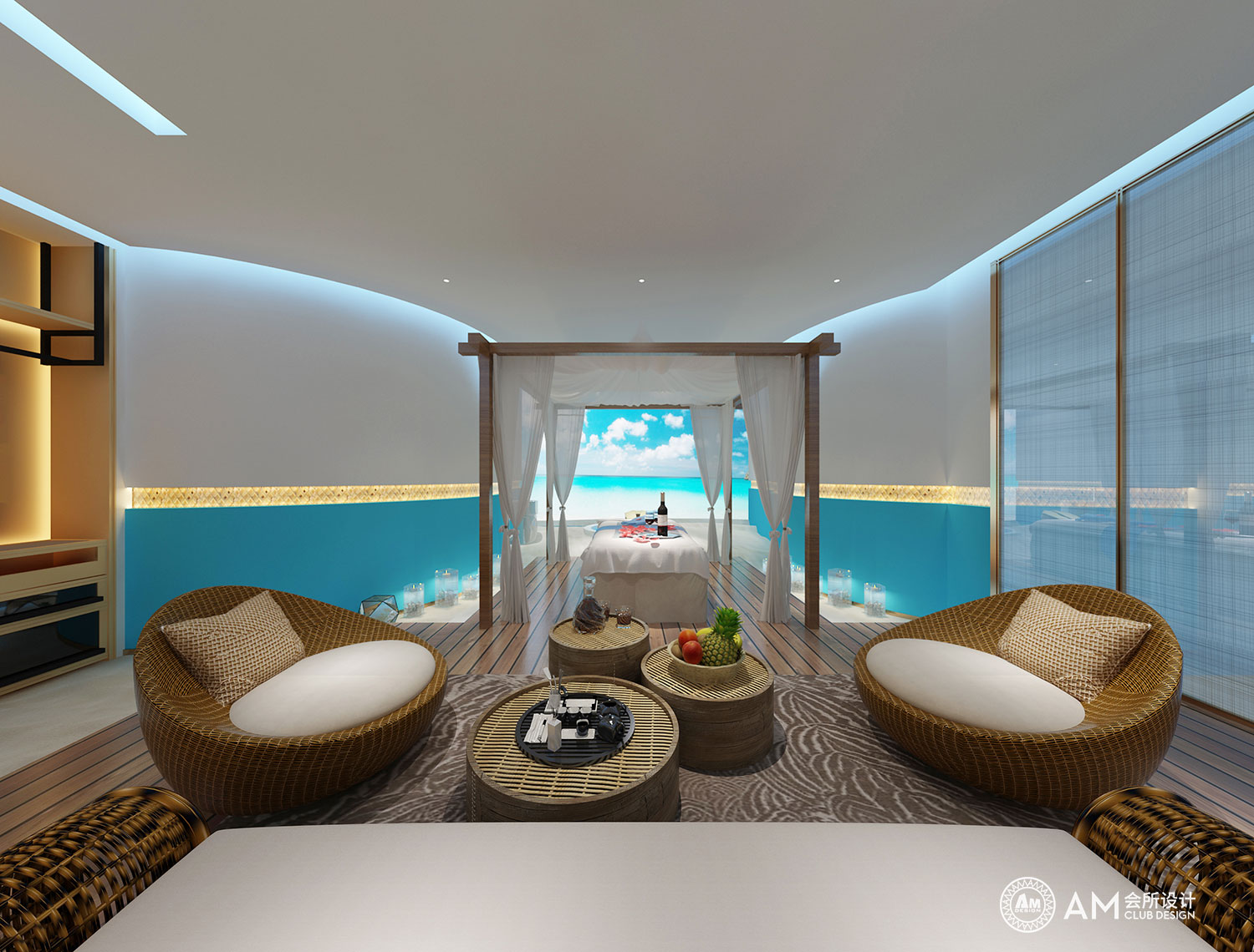 AM DESIGN | Spa room design of top spa spa in Sijihuacheng