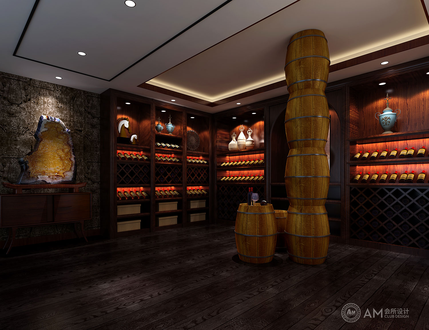 AM DESIGN | Design of liquor store of qilinhui Top Spa Club