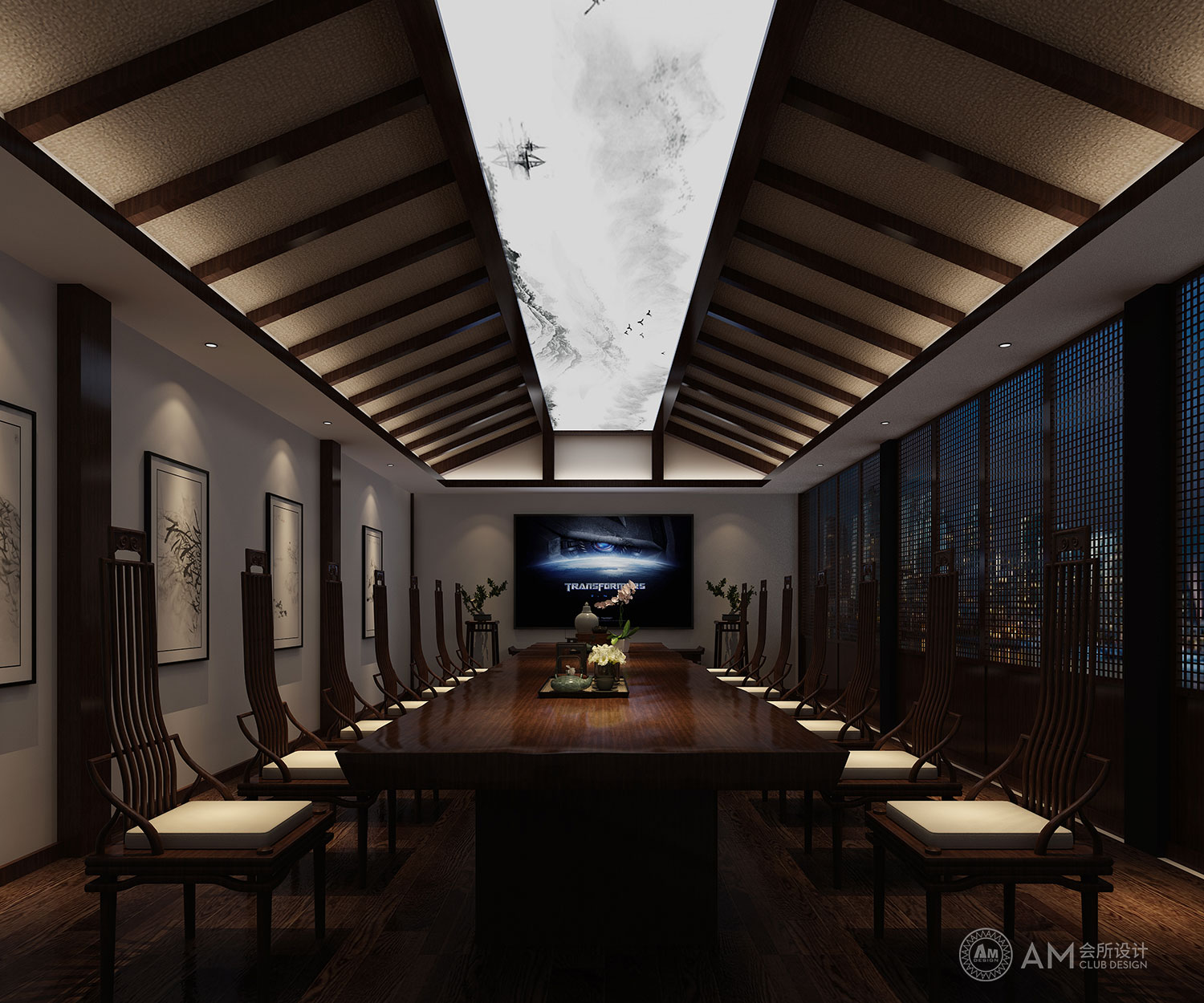 AM DESIGN | Meeting room design of qilinhui Top Spa Club