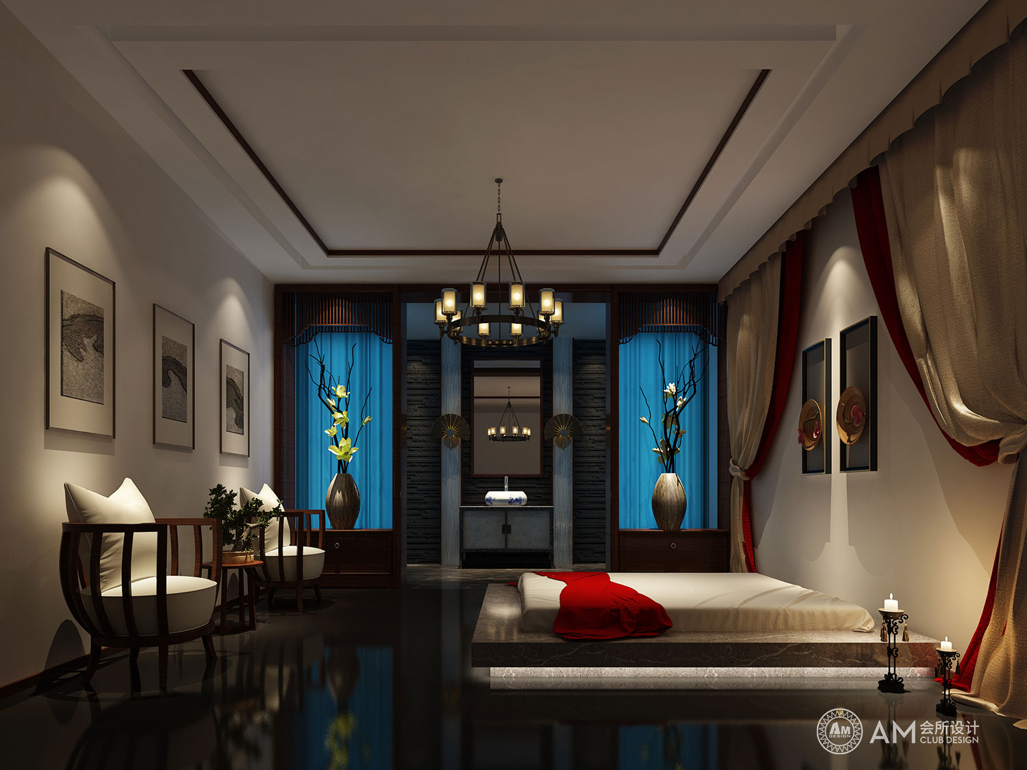 AM DESIGN | Spa room design of qilinhui Top Spa Club