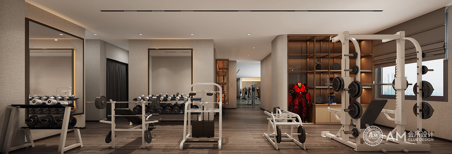 Design of Lingshi private fitness club—AM
