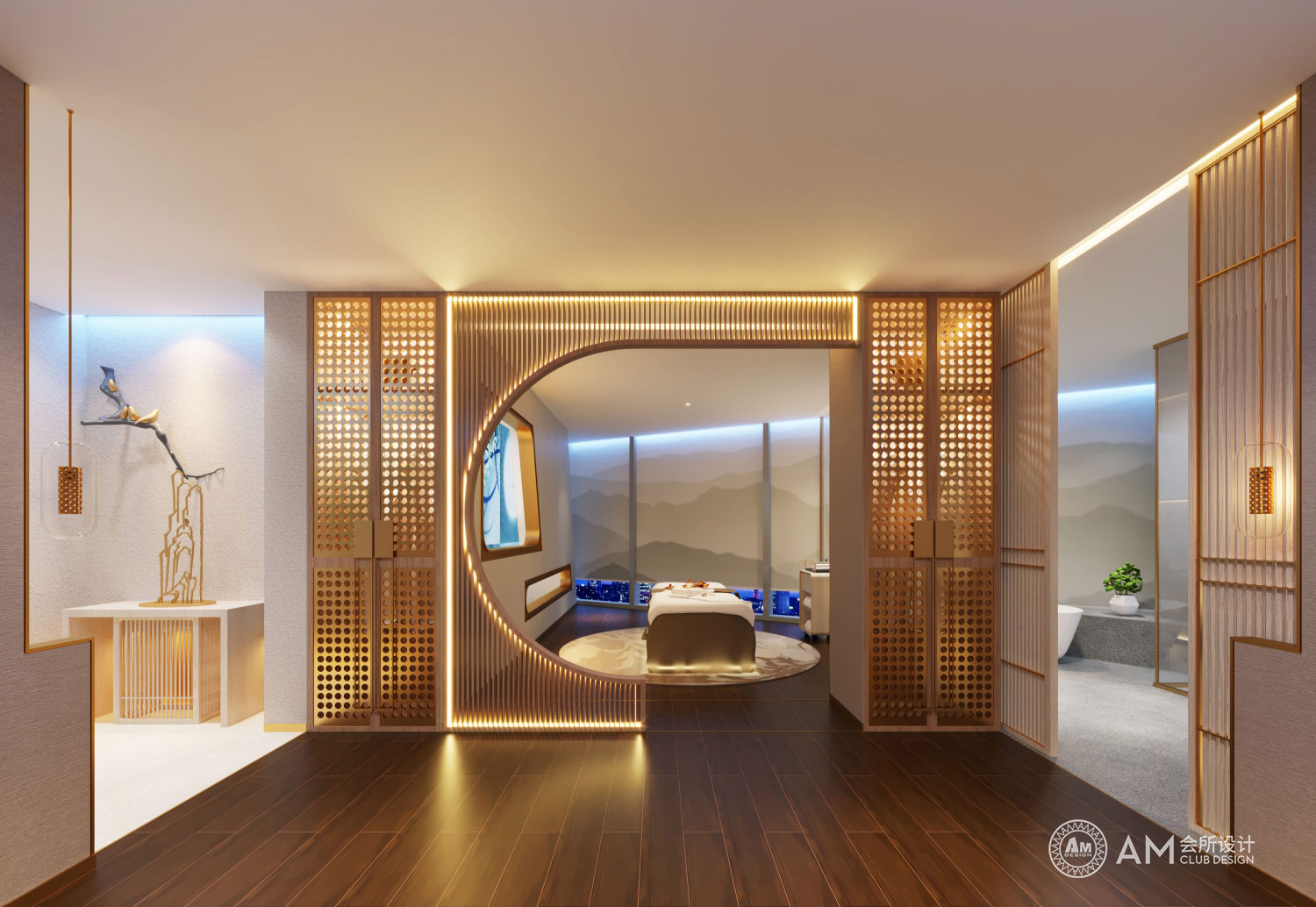 AM DESIGN | Spa space design of Xi'an four seasons Flower City