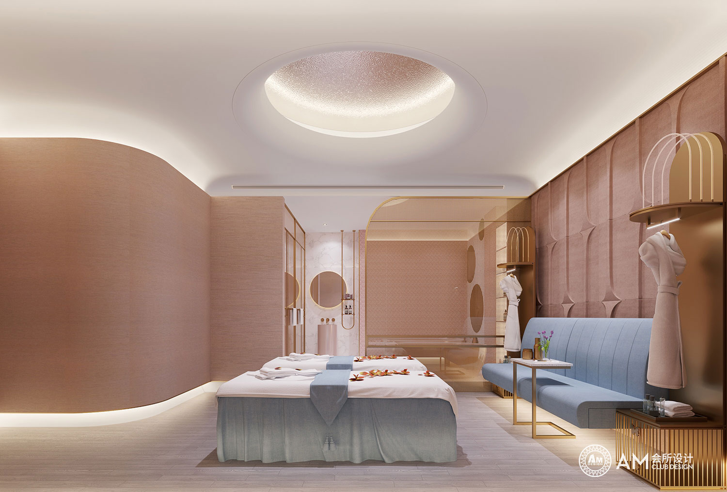 AM DESIGN | Design of beauty salon of Beijing andisen Beauty Club