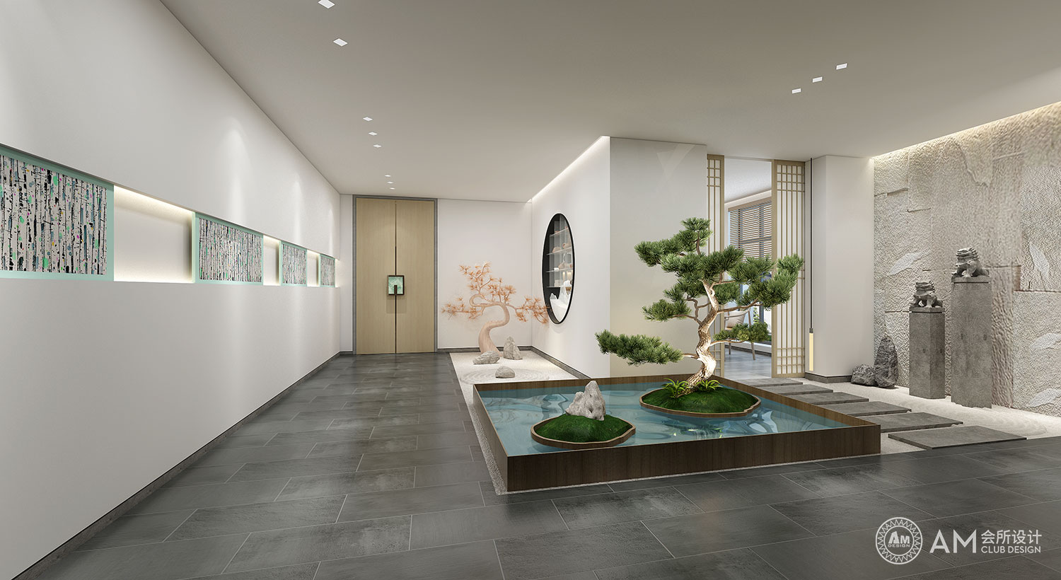 AM DESIGN | Beijing Friendship Hotel Club Atrium & Corridor Design