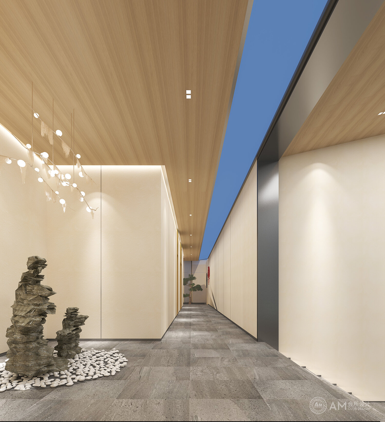 AM DESIGN | Corridor design of the corporate clubhouse in Aobei Science and Technology Park