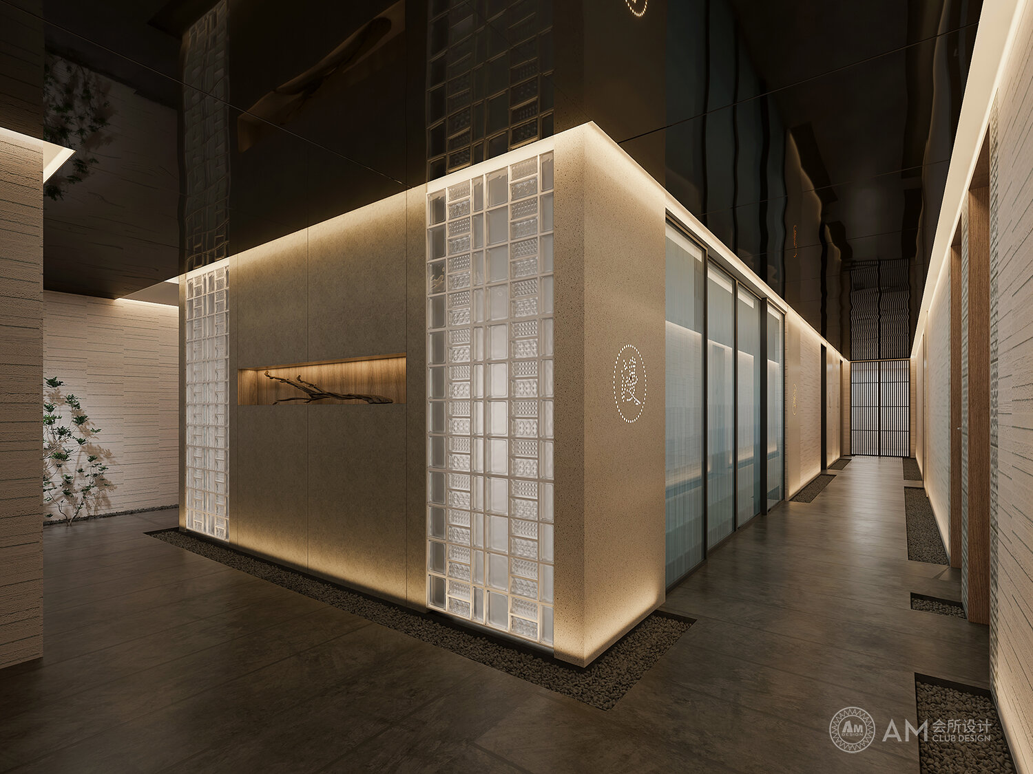 AM DESIGN | Beijing Man Space SPA Club Corridor Design